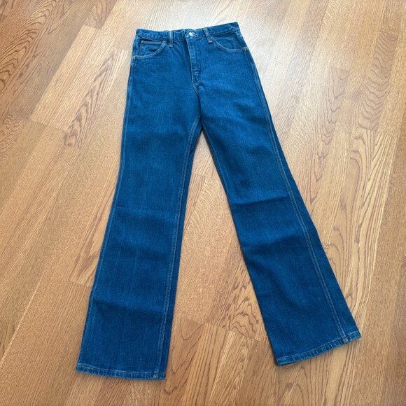 Vintage 70s Womens Boyfriend Bootcut Denim Western 955 Jeans Size 27 x 32 - Picture 10 of 11